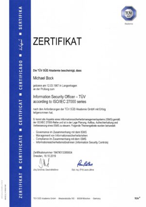 Information Security Officer Dresden